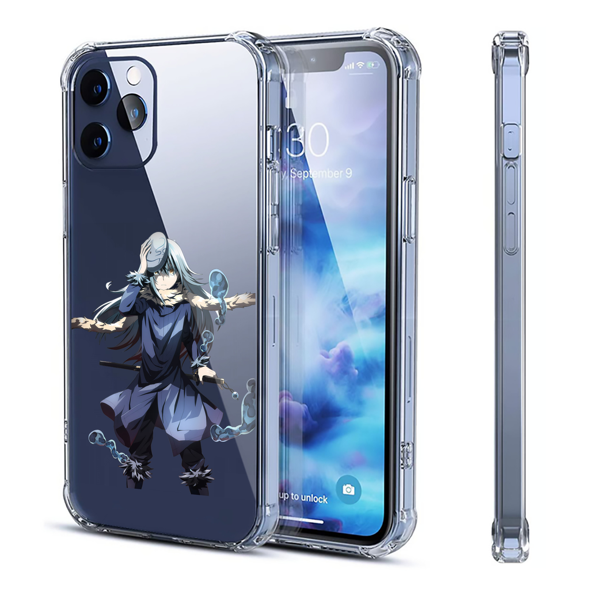 （画像用） 転スラ Regarding Reincarnated to Slime 【iPhone 12シリーズ対応】透明スマホケース（クリアソフトケース）